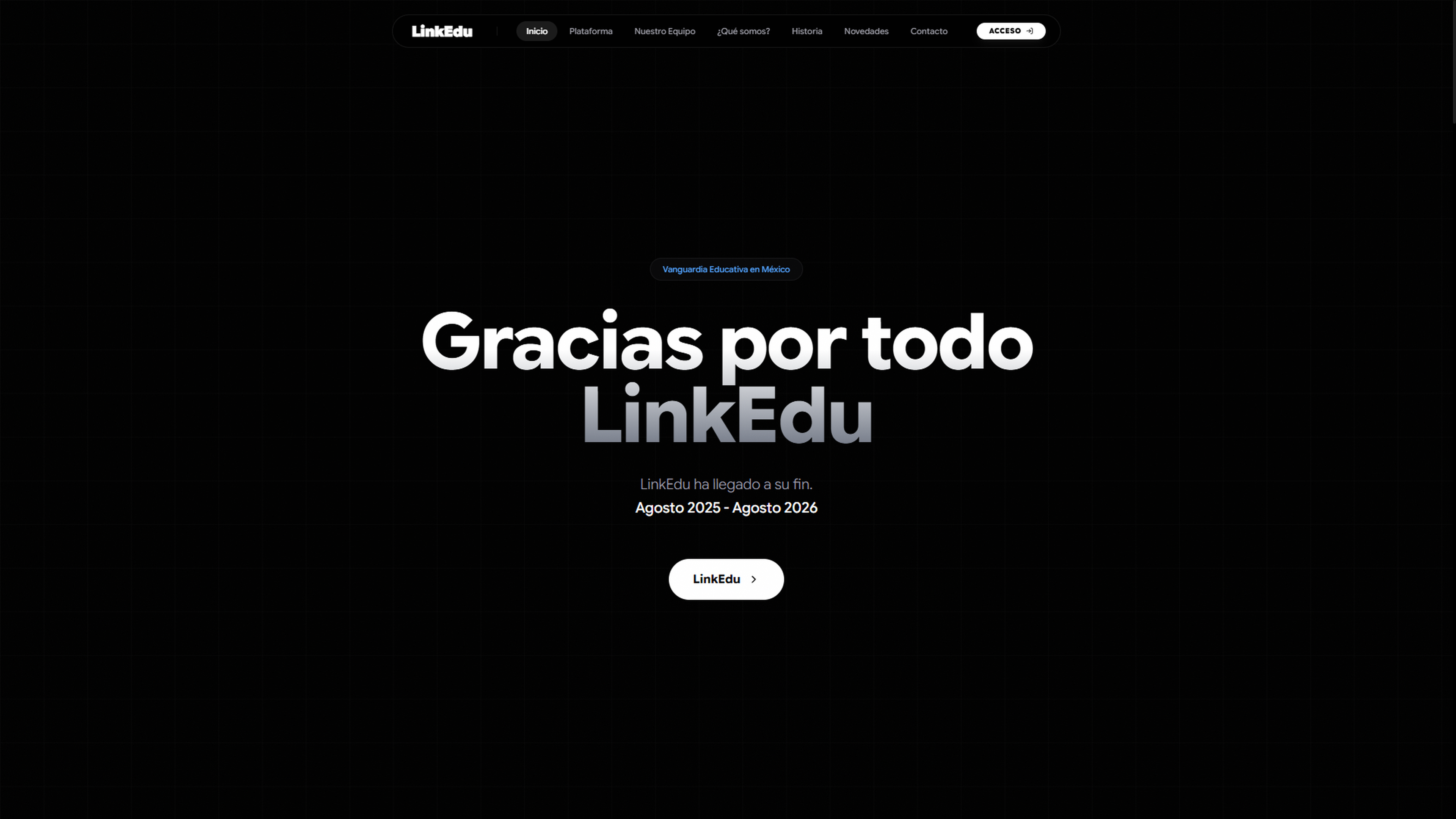 LinkEdu ha llegado a su fin